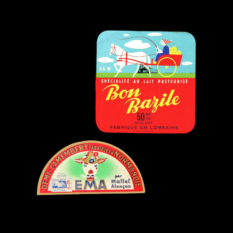 Cheese Labels 1950-1990