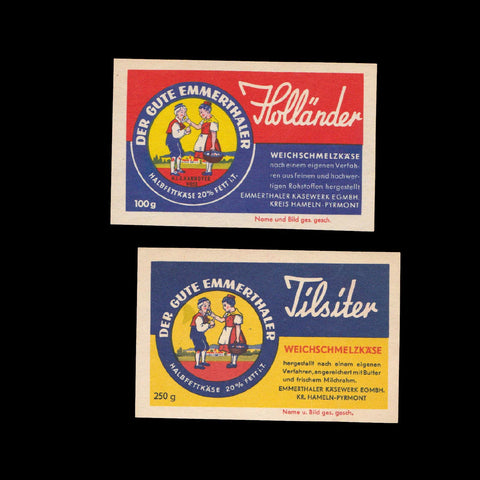 Cheese Labels 1950-1990